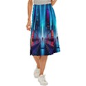 City People Cyberpunk Midi Panel Skirt View1