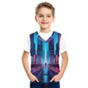 City People Cyberpunk Kids  Basketball Tank Top View1