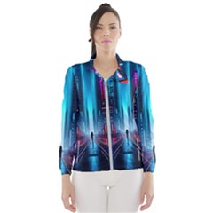 City People Cyberpunk Women s Windbreaker