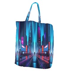 City People Cyberpunk Giant Grocery Tote