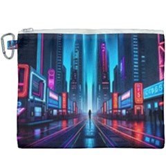 City People Cyberpunk Canvas Cosmetic Bag (xxxl)