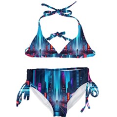 City People Cyberpunk Kids  Classic Bikini Set