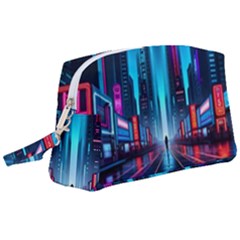 City People Cyberpunk Wristlet Pouch Bag (large)