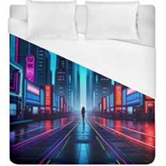 City People Cyberpunk Duvet Cover (king Size)