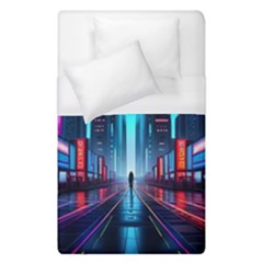 City People Cyberpunk Duvet Cover (single Size)