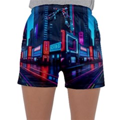 City People Cyberpunk Sleepwear Shorts