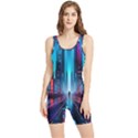 City People Cyberpunk Women s Wrestling Singlet View1