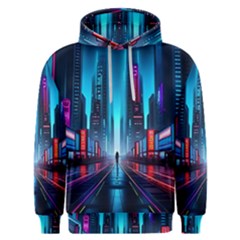 City People Cyberpunk Men s Overhead Hoodie