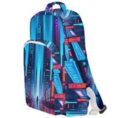 City People Cyberpunk Double Compartment Backpack