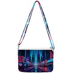 City People Cyberpunk Double Gusset Crossbody Bag