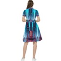 City People Cyberpunk Short Sleeve Waist Detail Dress View2