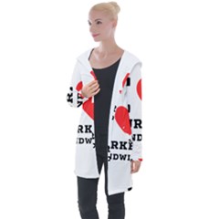 I Love Turkey Sandwich Longline Hooded Cardigan by ilovewhateva