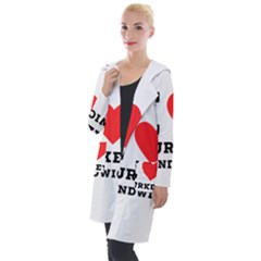 I Love Turkey Sandwich Hooded Pocket Cardigan by ilovewhateva