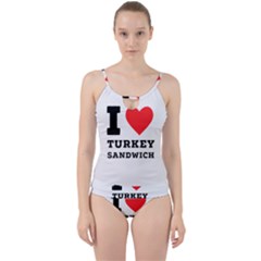 I Love Turkey Sandwich Cut Out Top Tankini Set by ilovewhateva