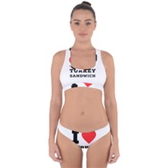 I Love Turkey Sandwich Cross Back Hipster Bikini Set by ilovewhateva