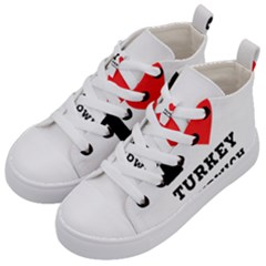 I Love Turkey Sandwich Kids  Mid-top Canvas Sneakers by ilovewhateva