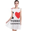 I love turkey sandwich Tie Up Tunic Dress View1