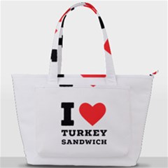 I Love Turkey Sandwich Back Pocket Shoulder Bag  by ilovewhateva