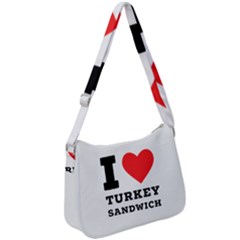 I Love Turkey Sandwich Zip Up Shoulder Bag by ilovewhateva