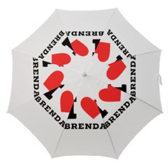 I Love Brenda Straight Umbrellas by ilovewhateva