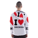 I love brenda Men s Hooded Windbreaker View2