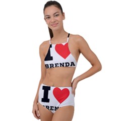 I Love Brenda High Waist Tankini Set by ilovewhateva