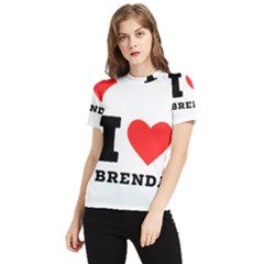 I Love Brenda Women s Short Sleeve Rash Guard by ilovewhateva