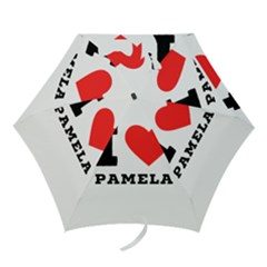 I Love Pamela Mini Folding Umbrellas by ilovewhateva