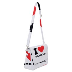 I Love Pamela Shoulder Bag With Back Zipper by ilovewhateva