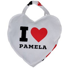 I Love Pamela Giant Heart Shaped Tote by ilovewhateva