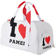 I Love Pamela Burner Gym Duffel Bag by ilovewhateva