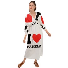 I Love Pamela Grecian Style  Maxi Dress by ilovewhateva