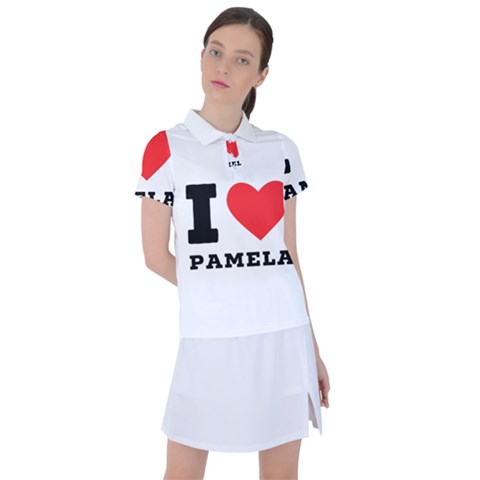 I Love Pamela Women s Polo Tee by ilovewhateva