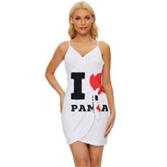 I Love Pamela Wrap Tie Front Dress by ilovewhateva