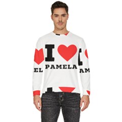 I Love Pamela Men s Fleece Sweatshirt by ilovewhateva