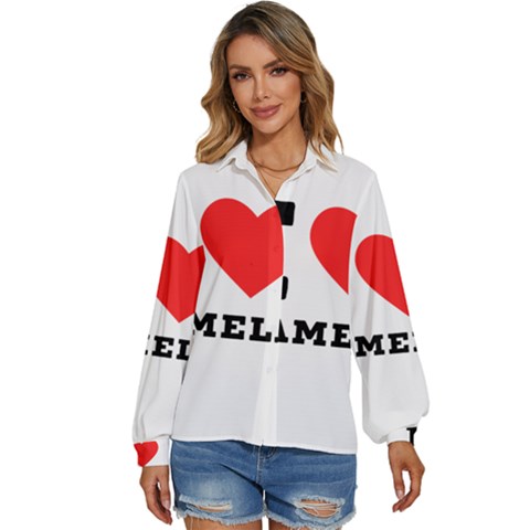 I Love Pamela Women s Long Sleeve Button Down Shirt by ilovewhateva