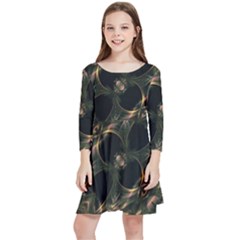 Flytrap Kids  Quarter Sleeve Skater Dress by MRNStudios