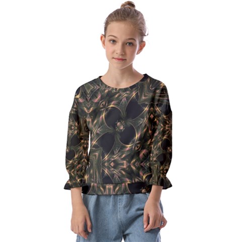 Flytrap Kids  Cuff Sleeve Top by MRNStudios