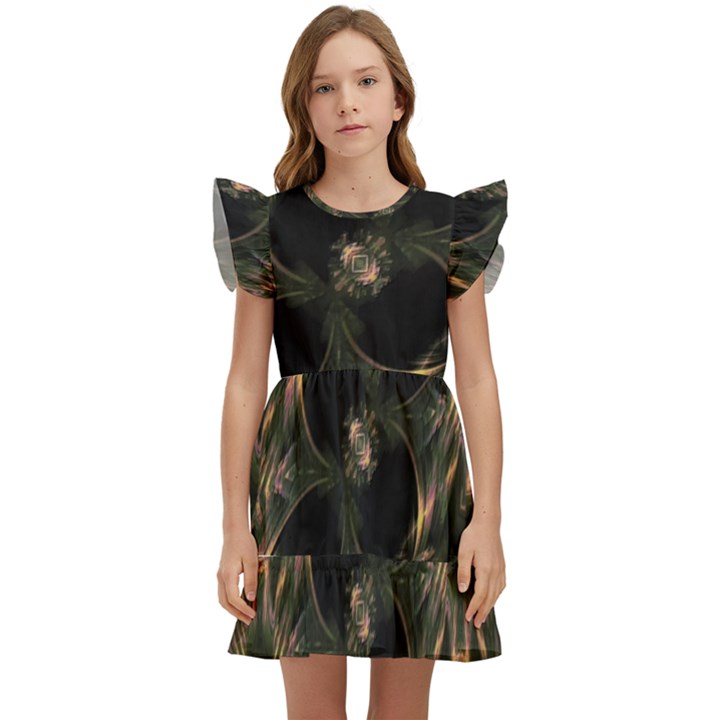 Flytrap Kids  Winged Sleeve Dress