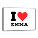 I love emma Canvas 18  x 12  (Stretched) View1