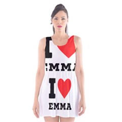 I Love Emma Scoop Neck Skater Dress by ilovewhateva