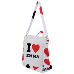 I Love Emma Crossbody Backpack by ilovewhateva