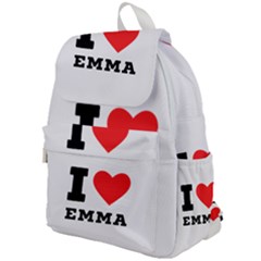 I Love Emma Top Flap Backpack by ilovewhateva