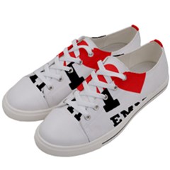 I Love Emma Men s Low Top Canvas Sneakers by ilovewhateva