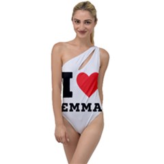 I Love Emma To One Side Swimsuit by ilovewhateva