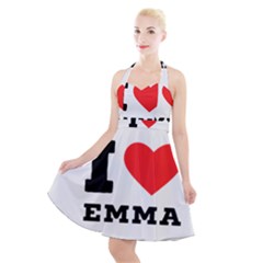 I Love Emma Halter Party Swing Dress  by ilovewhateva