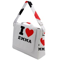 I Love Emma Box Up Messenger Bag by ilovewhateva