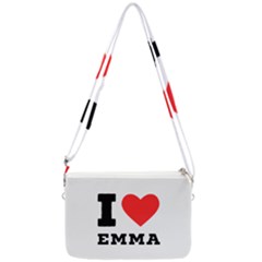 I Love Emma Double Gusset Crossbody Bag by ilovewhateva