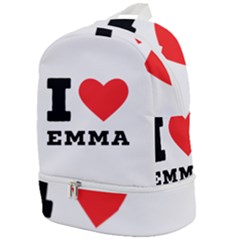 I Love Emma Zip Bottom Backpack by ilovewhateva