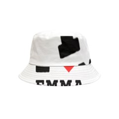 I Love Emma Bucket Hat (kids) by ilovewhateva